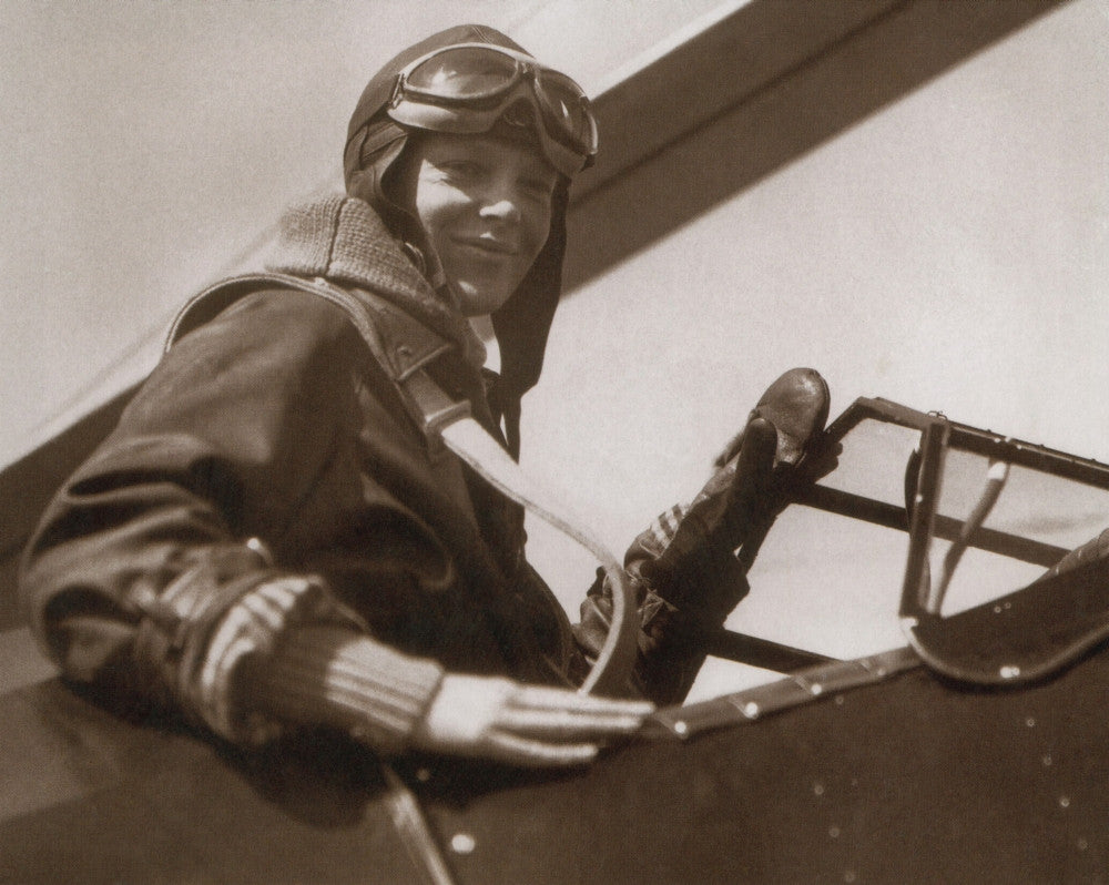 Amelia Earhart American Aviatrix Fine Art Print by Science Source