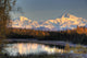 Southside Mount McKinley & Mount Hunter Sunrise Poster Print - HDR Image