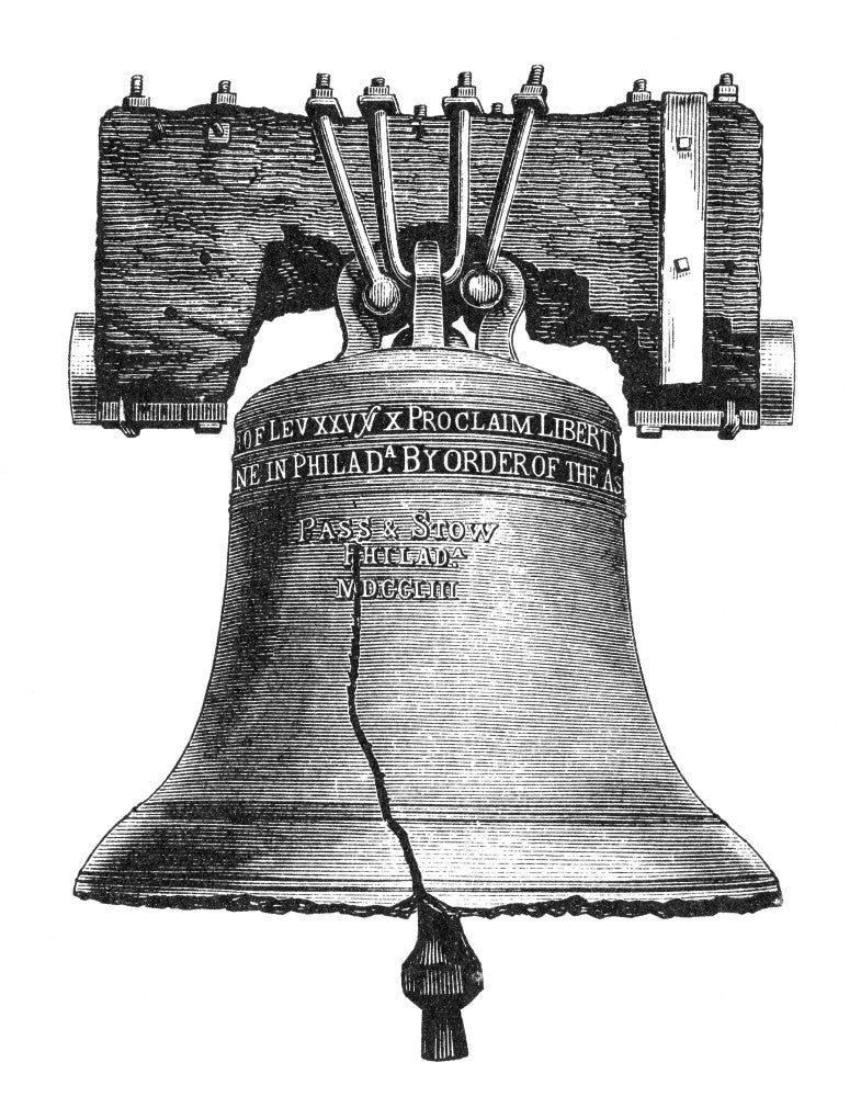 Liberty Bell Fine Art Print at Independence Hall - Granger Collection