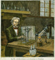 Michael Faraday Establishing the Fundamental Law of Electrolysis - 19th Century Colored Engraving Poster Print