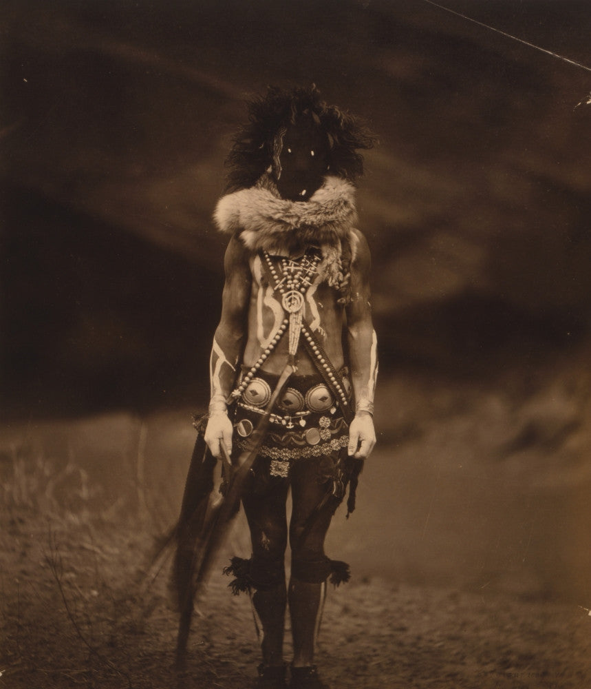 Nayenezgani Fine Art Print - Full-Length Portrait of a Navajo Deity