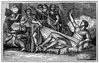Saint Lawrence Wood Engraving Fine Art Print - 258 A.D. | Posterazzi