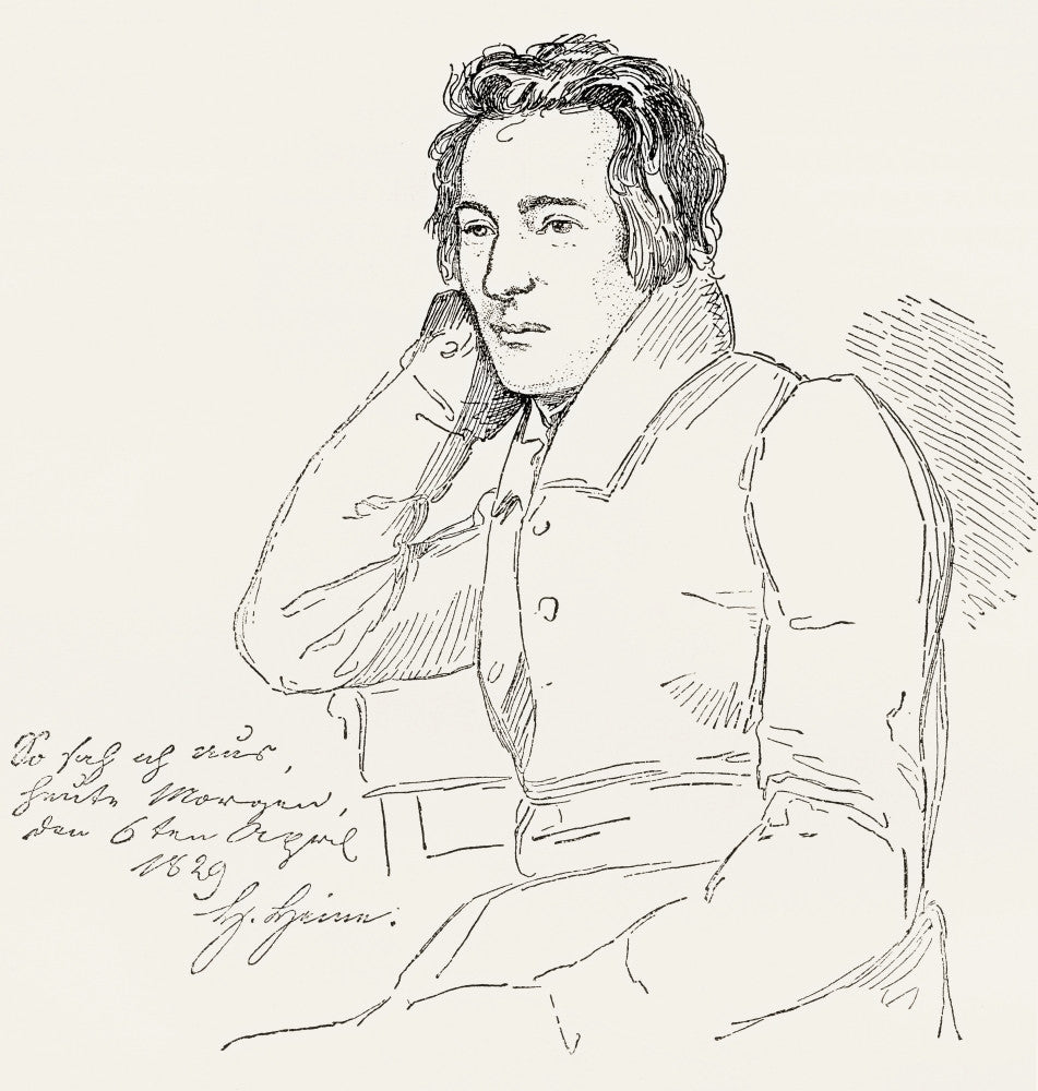 Heinrich Heine 1797 Fine Art Print - Perfect for Home or Office
