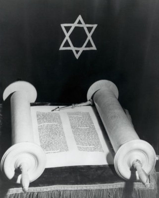 High Angle View of a Torah Fine Art Print - Available in Multiple Sizes