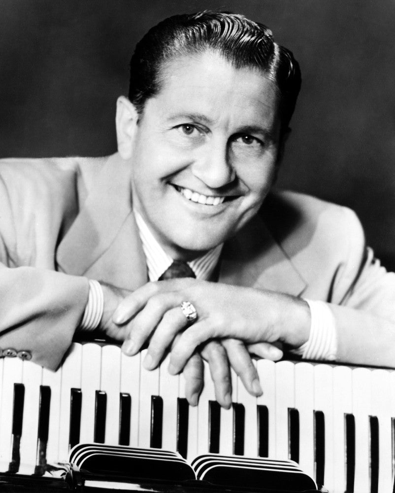 Lawrence Welk Fine Art Poster Print - American Orchestra Leader (1955)