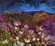 Stormy Mountain Landscape Fine Art Print - Flowers in Foreground