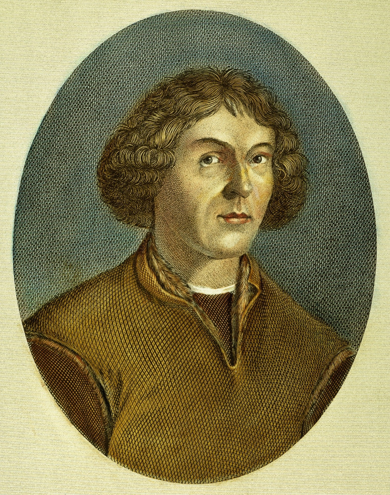 Nicolaus Copernicus 18th Century Colored Engraving Poster Print by Granger Collection