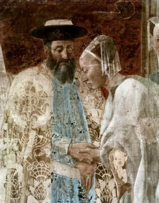 King Solomon and The Queen of Sheba Fine Art Print by Piero Della Francesca