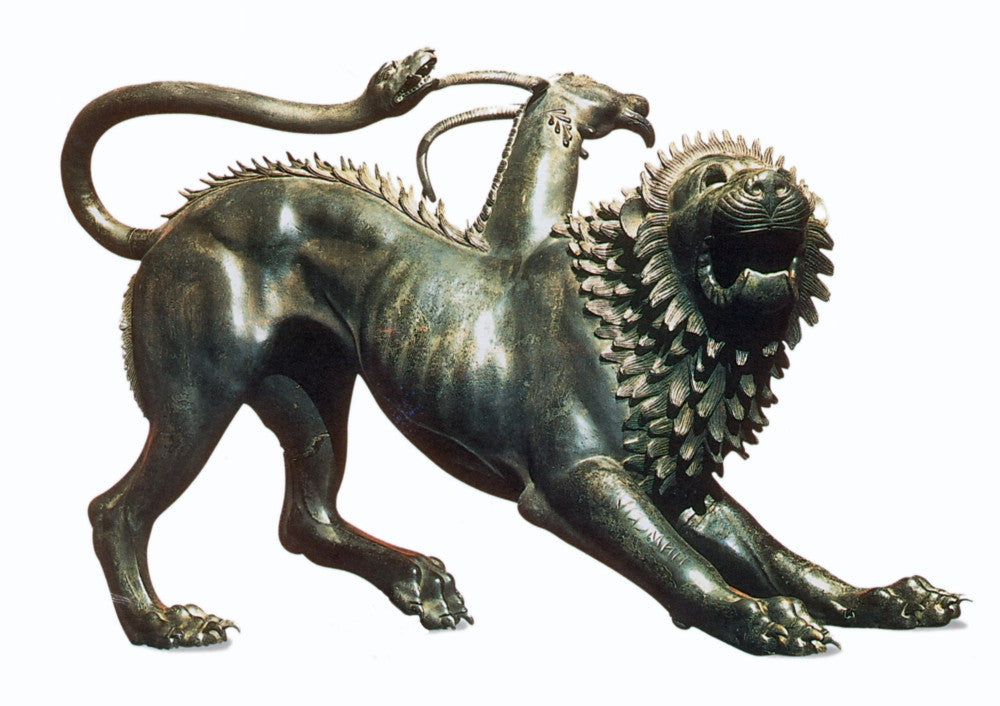 Chimera of Arezzo, 400 BC Fine Art Print by Science Source