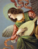 Musical Angel Nostalgia Cards Fine Art Print