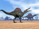 Three Spinosaurus Dinosaurs Walking in the Desert Fine Art Print