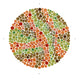 Ishihara Color Blindness Test Fine Art Print by Science Source