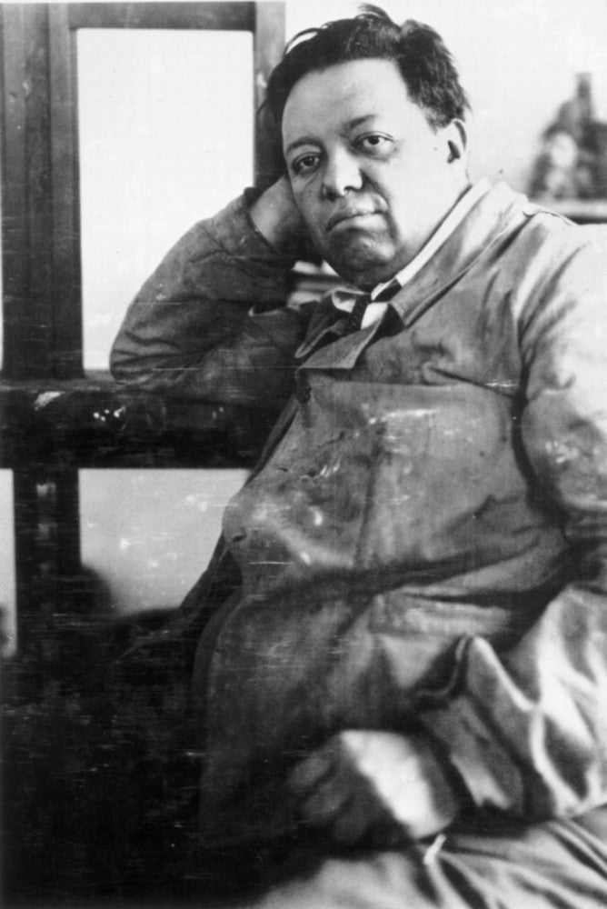 Diego Rivera Fine Art Print - Mexican Painter Photographed in 1929