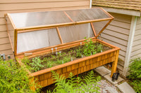Issaquah Wood Greenhouse Poster Print by Janet Horton - 24x18
