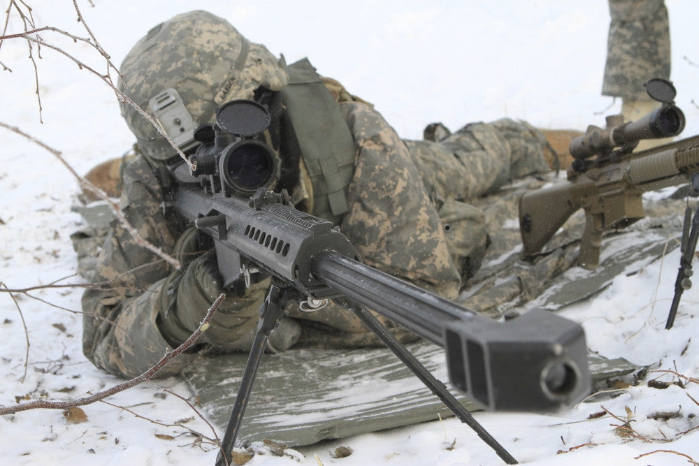 Snipers Provide Overwatch Fine Art Print - Fort Wainwright, Alaska