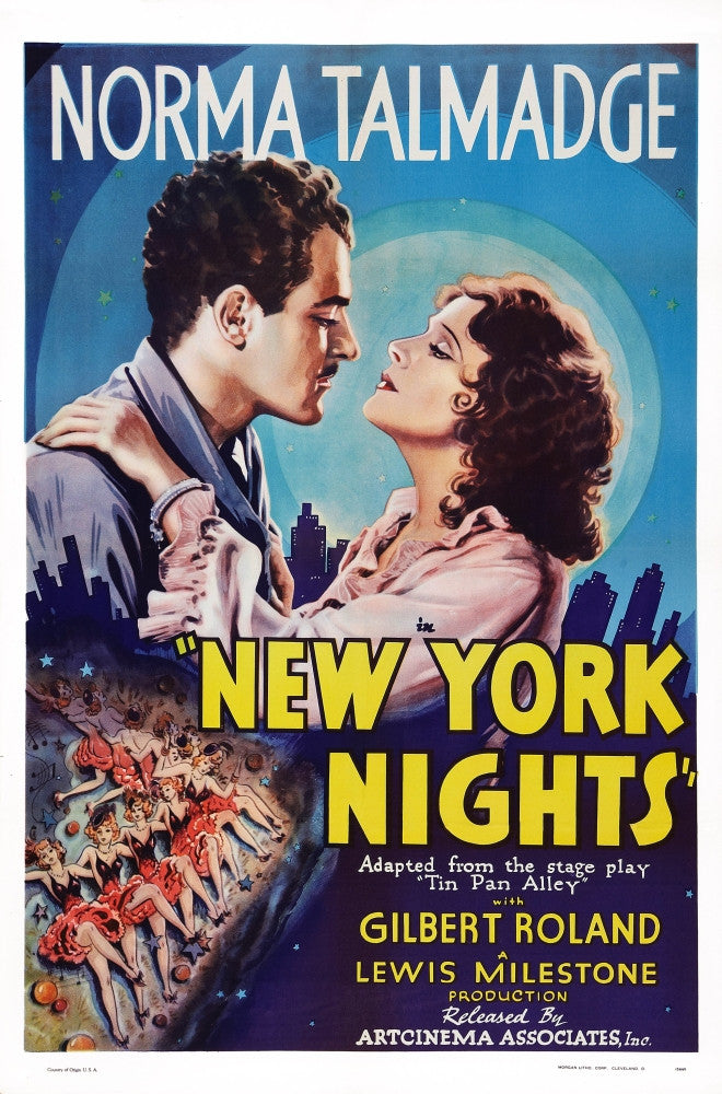 New York Nights Movie Poster Art Print (1929) | Posterazzi