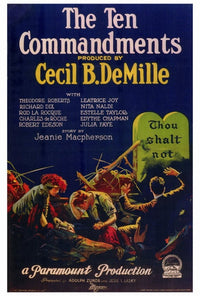The Ten Commandments Movie Poster Print (27x40)