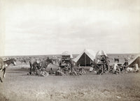 Cowboy Camp 1887 Fine Art Print by John C.H. Grabill