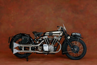 1930 Brough Superior 680cc V-Twin Motorcycle Poster Print