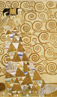 Expectation Fine Art Print by Gustav Klimt - Osterreichisches Museum