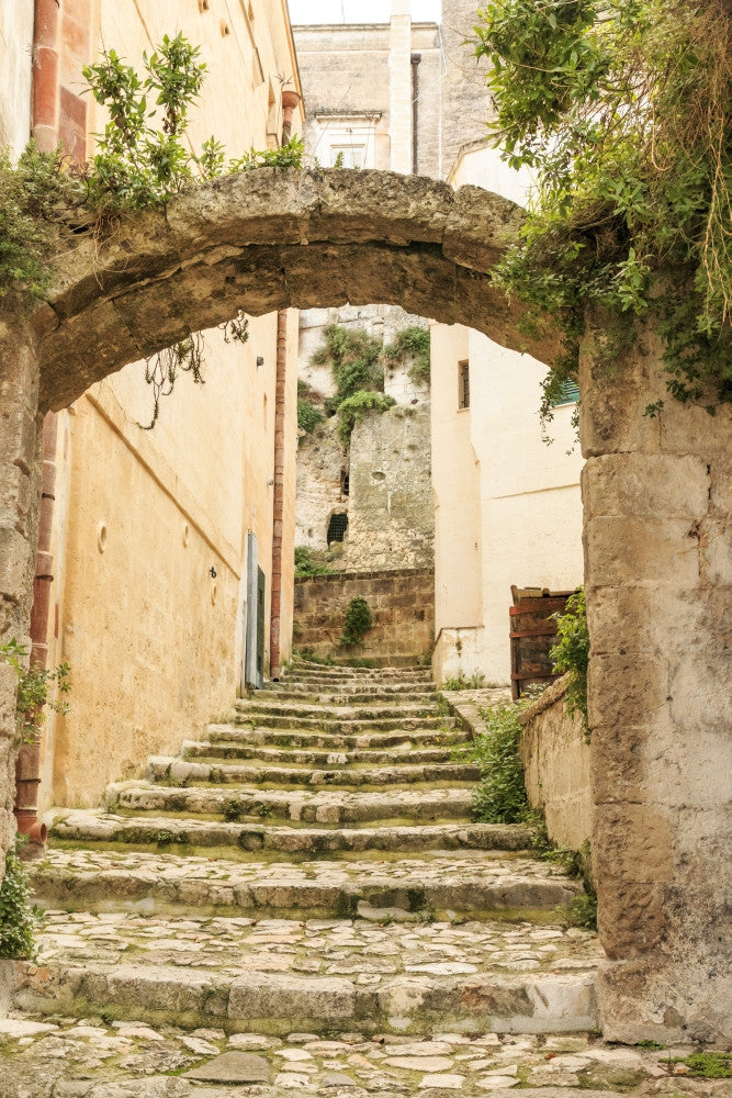 Southern Italy Arched Pathways Fine Art Print by Emily Wilson