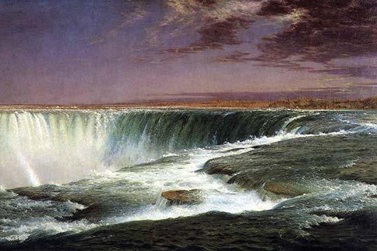 The Falls of the St. Lawrence at Niagara Fine Art Print by Frederic Edwin Church