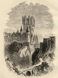 Alcazar at Segovia, Spain - Historical Fine Art Print | Posterazzi