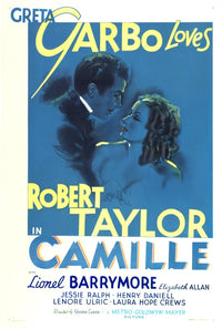 Camille Movie Poster Masterprint Featuring Greta Garbo & Robert Taylor