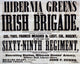 Civil War Recruiting Poster - 1861 Irish Brigade Call to Arms