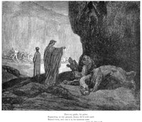 Dante's Inferno Wood Engraving Fine Art Print by Gustave Dore