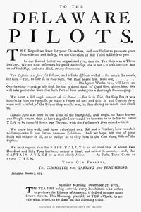 Broadside Proclamation: Tea Tax of 1773 Fine Art Print