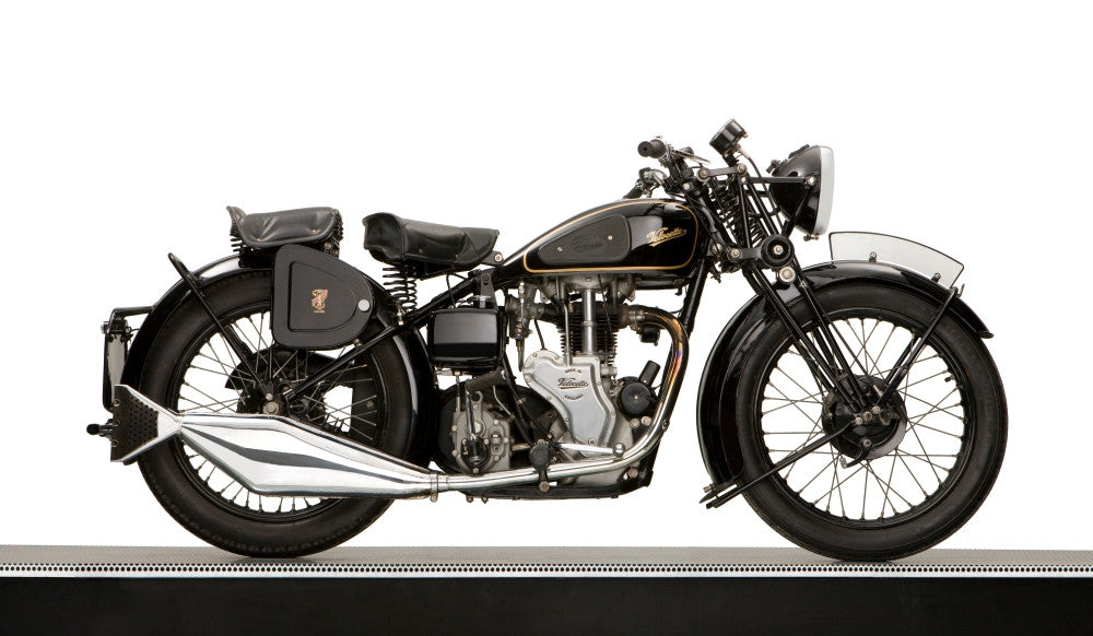 1938 Velocette MAC 350 Motorcycle Poster Print - Fine Art