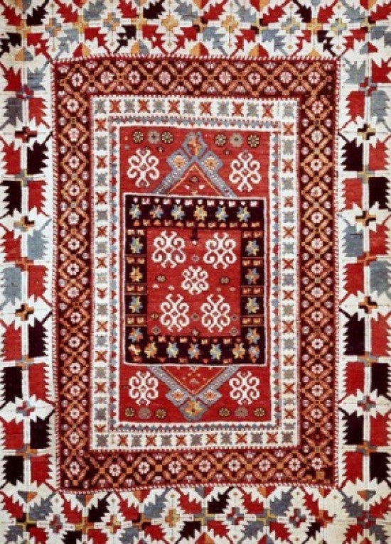 Details of an Islamic Carpet Fine Art Print - Perfect for Home Decor