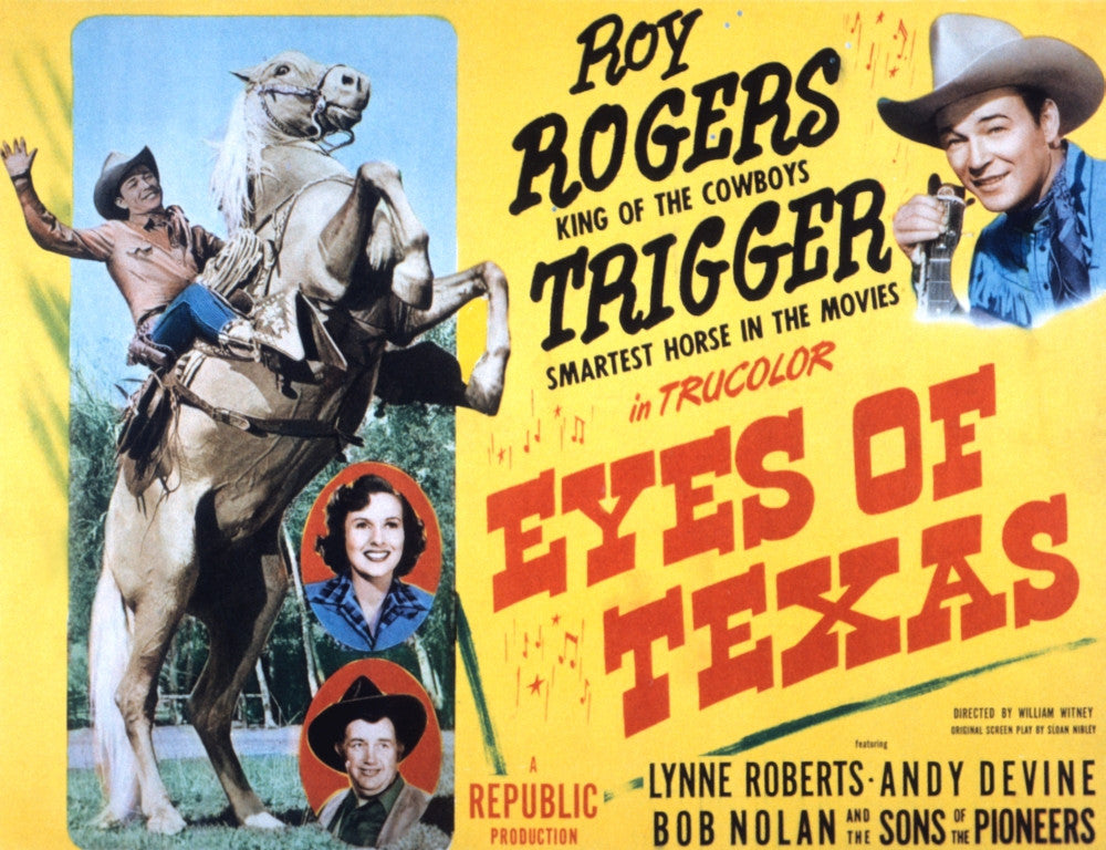 Eyes Of Texas Movie Poster Print - Roy Rogers & Lynne Roberts