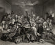 The Rakes Progress - Gaming House Scene Fine Art Print by Hogarth