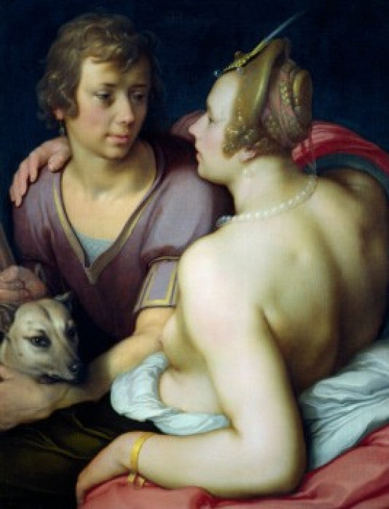 Venus and Adonis Fine Art Print by Cornelisz van Haarlem