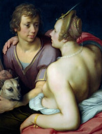 Venus and Adonis Fine Art Print by Cornelisz van Haarlem