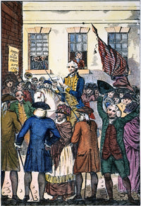 Colonel John Nixon's First Public Reading of the Declaration of Independence Art Print