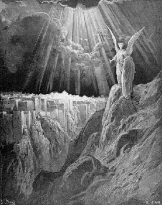 The Heavenly Jerusalem Fine Art Print by Gustave Dore (1832-1883)