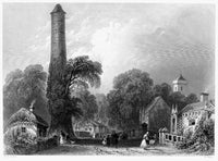 View of Clondalkin Village, Ireland, C1840 Steel Engraving Poster Print by Granger Collection