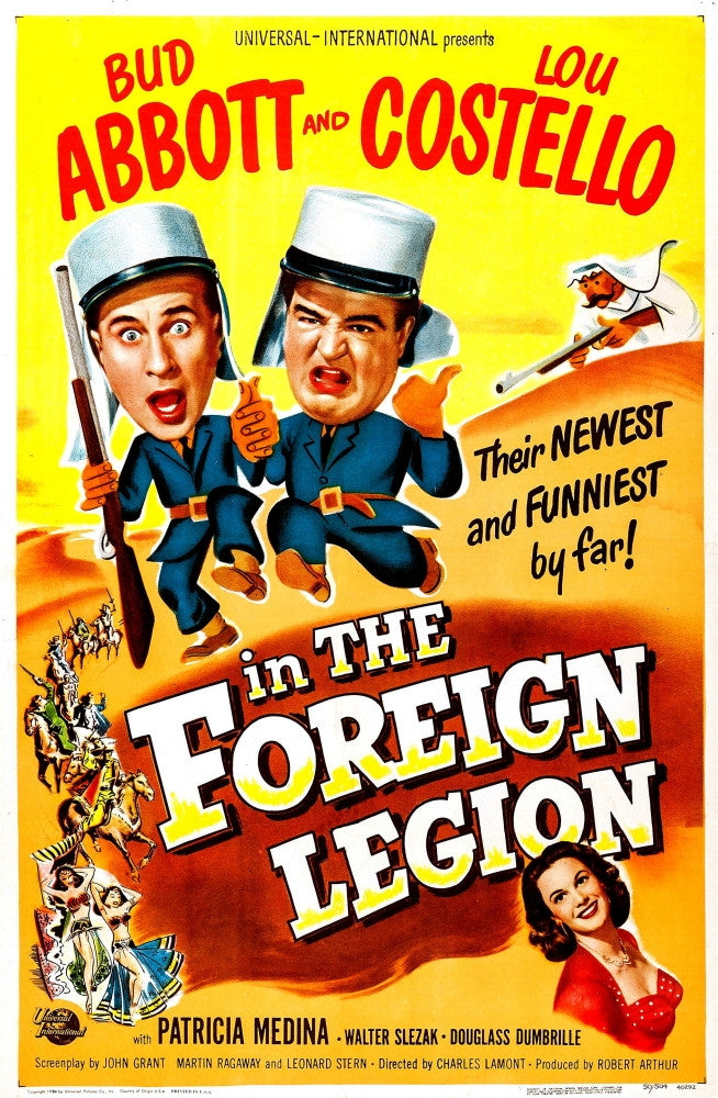 Abbott and Costello in the Foreign Legion Movie Poster Print