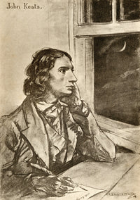 John Keats Fine Art Print - English Romantic Poet Illustration