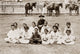 Father Damien with Choir of Leper Girls Fine Art Print - Molokai, Hawaii, c.1880