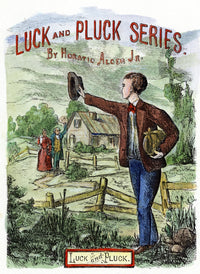 Luck & Pluck Fine Art Print by Horatio Alger Jr. - 1869 Engraving