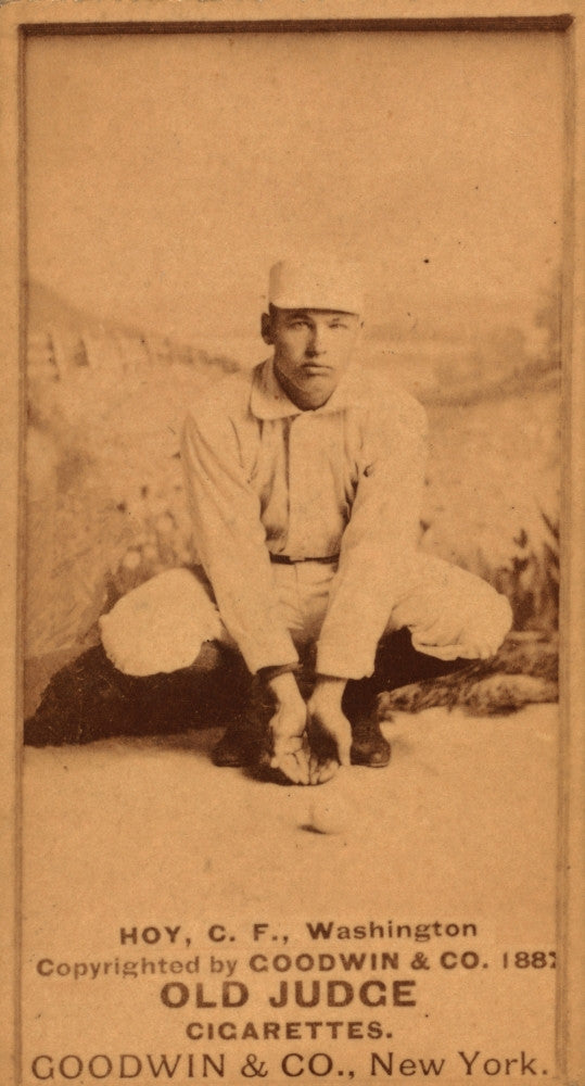 William Ellsworth Hoy 'Dummy' Baseball Player Poster Print - C1888