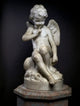 Seated Cupid Fine Art Print by Etienne Maurice Falconet - Musée du Louvre, Paris