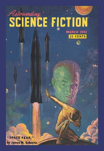 Astounding Science Fiction Magazine Cover Art Print by Paul Orban