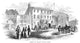 Boston City Library Building 1855 Wood Engraving Print by Granger Collection