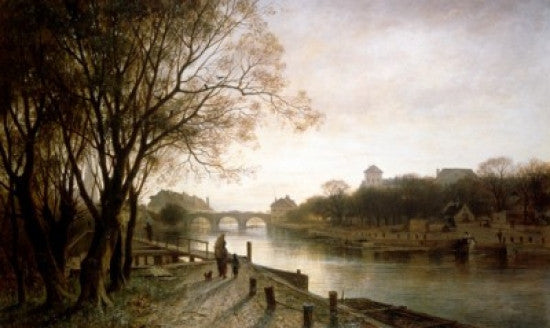 Landscape Fine Art Print by Adolf Heinrich Lier