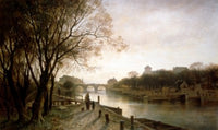 Landscape Fine Art Print by Adolf Heinrich Lier